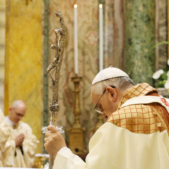 Wizyta Papieża Franciszka – dziękczynienie za kanonizację Jana Pawła II, 4.05.2014